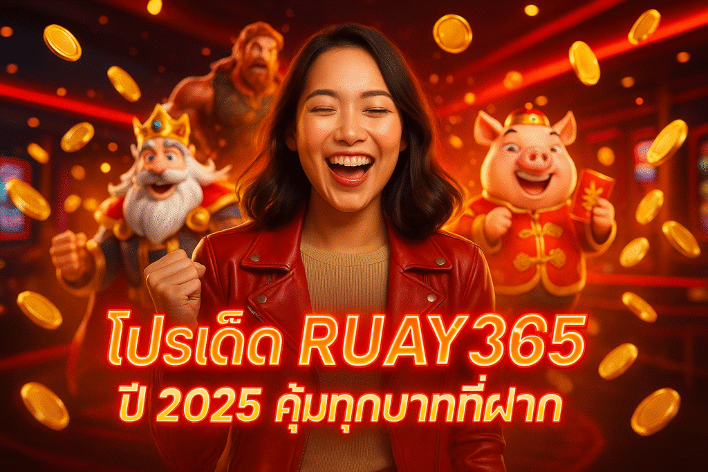 โปรเด็ด RUAY365 ปี 2025 คุ้มทุกบาทที่ฝาก