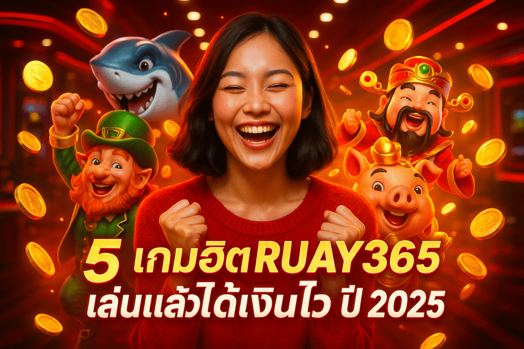 5 เกมฮิต RUAY365 เล่นแล้วได้เงินไว ปี 2025