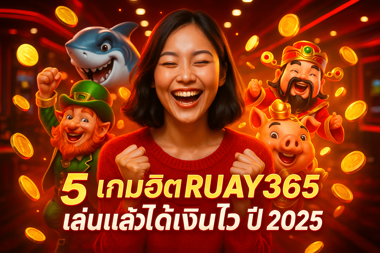 5 เกมฮิต RUAY365 เล่นแล้วได้เงินไว ปี 2025