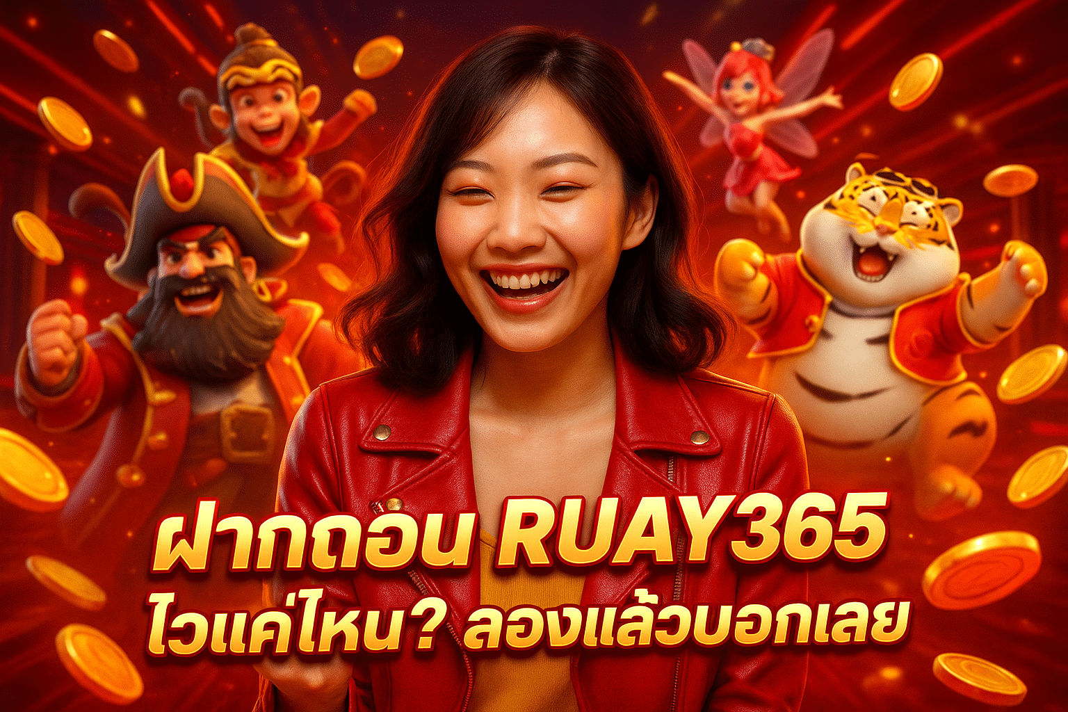 ฝากถอน RUAY365 ไวแค่ไหน? ลองแล้วบอกเลย