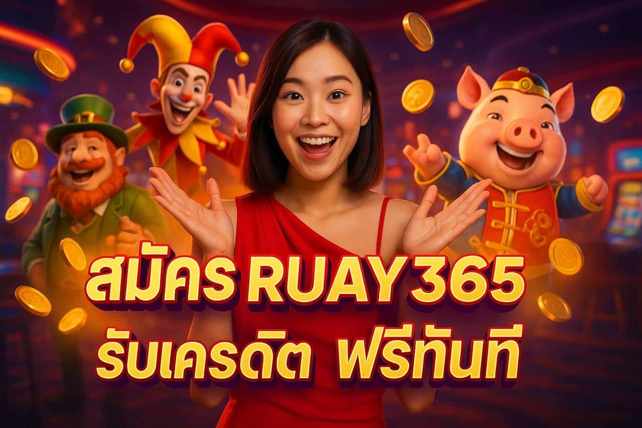 สมัคร RUAY365 รับเครดิตฟรีทันที